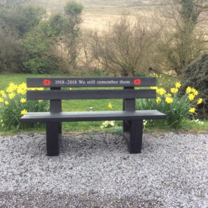 Image 6 Moulded Memorial Bench