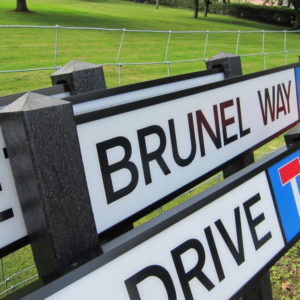 Recycled Street Name Signs